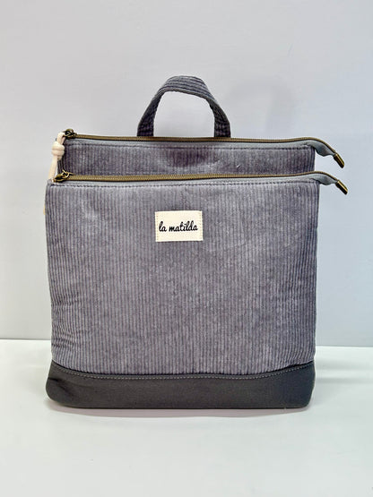 Mochila doble Pana Antracita