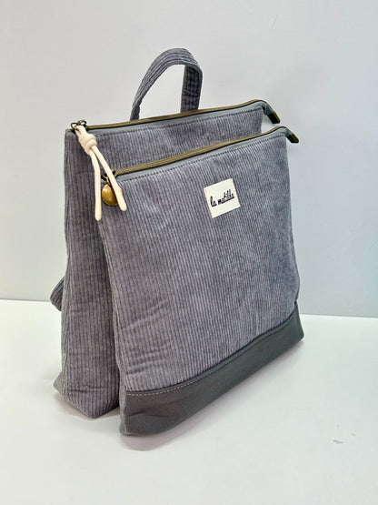 Mochila doble Pana Antracita