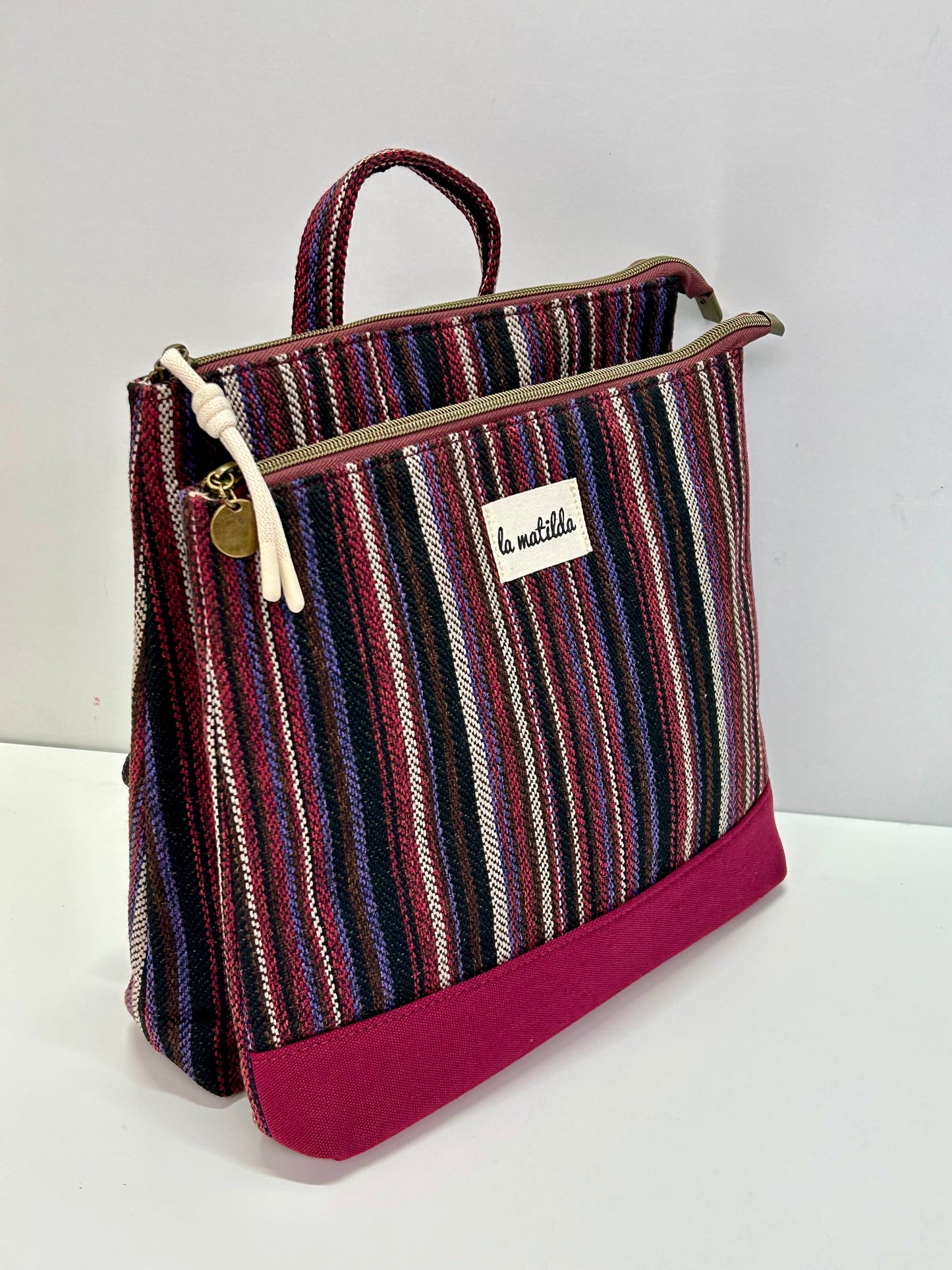 Mochila doble Linea Fuego