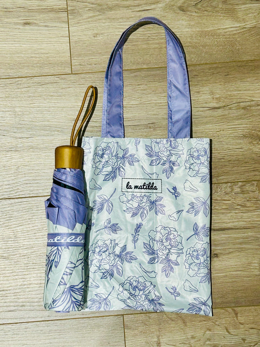 Paraguas plegable La Matilda Rosa Violeta