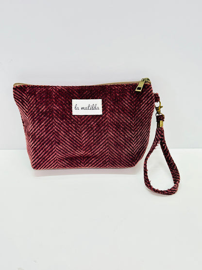 Neceser Grande Espiga Marrón Unicolor