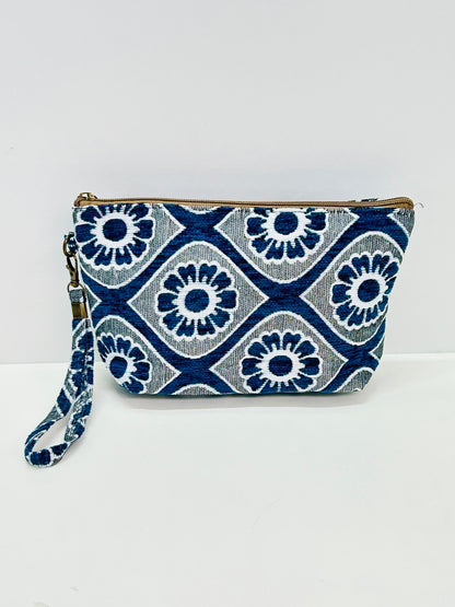 Neceser Grande Flor Azul Marino