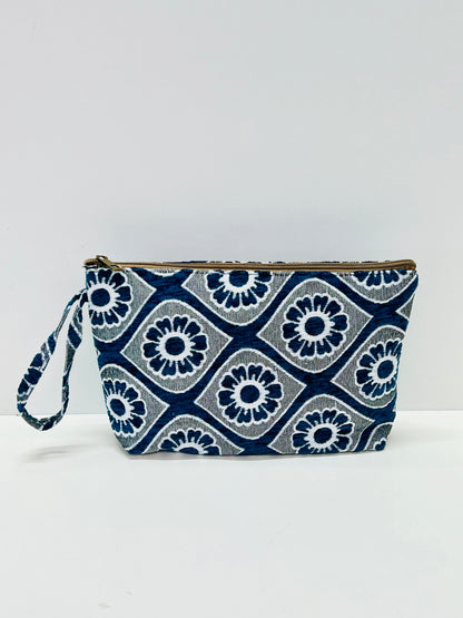 Neceser Flor Azul Marino