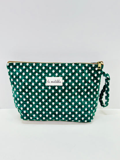 Neceser Maxi Lunares Verde