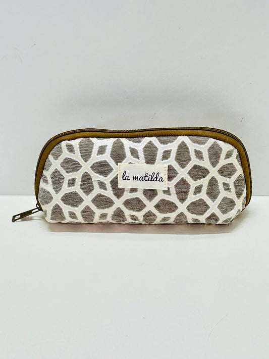 Portatodo sin asa Gris Hilo Plata