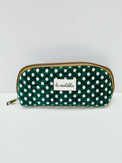 Portatodo sin asa Lunares Verde