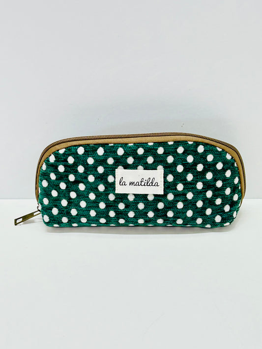 Portatodo sin asa Lunares Verde