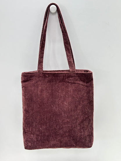Bolsa Tote Bag Espiga Marrón Unicolor