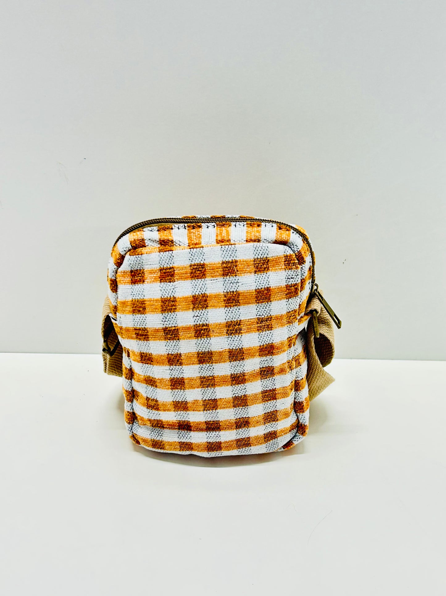 Bolso Cuelga Móvil Ghingham Mostaza