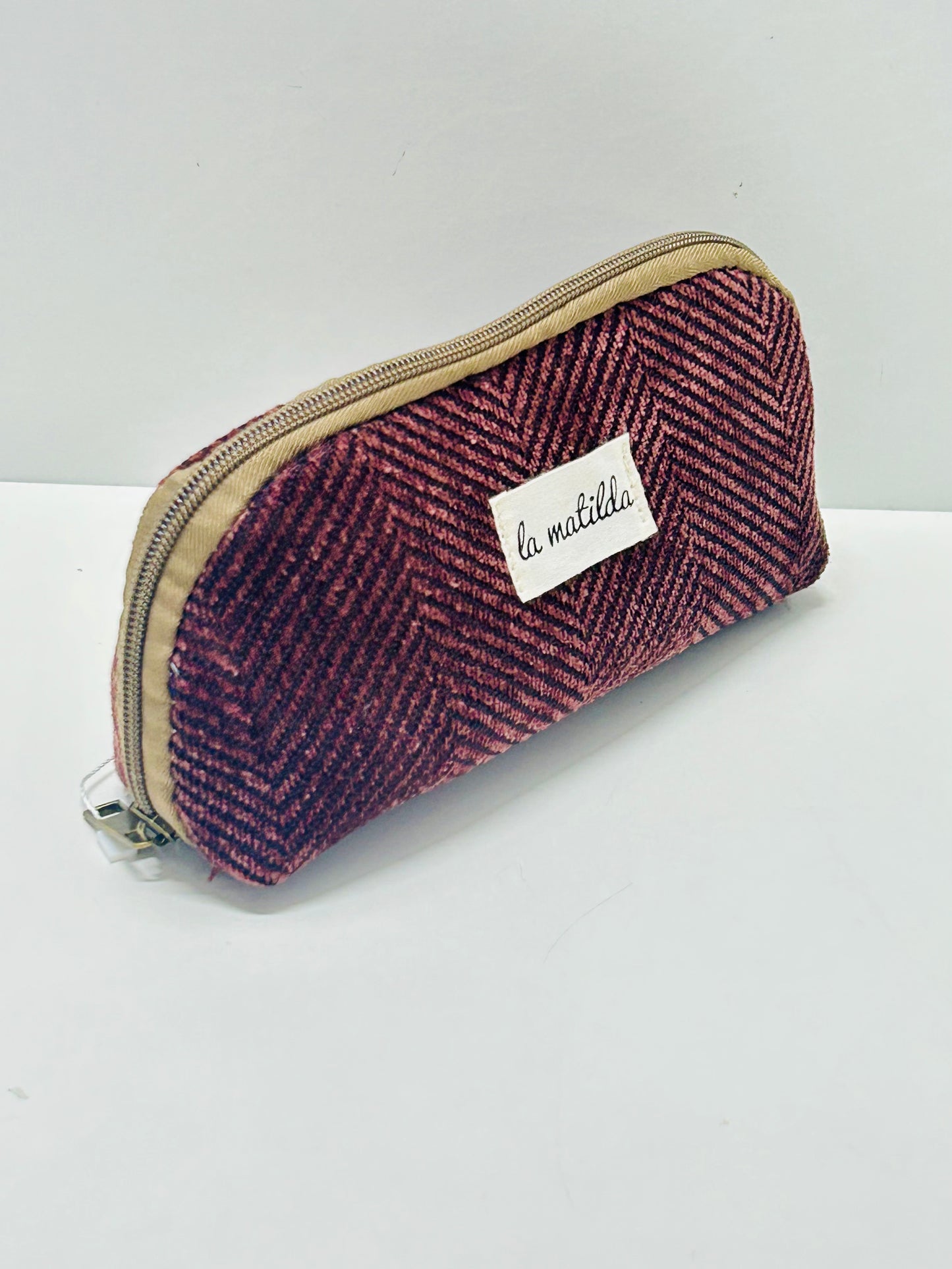 Portatodo sin asa Espiga Marrón Unicolor