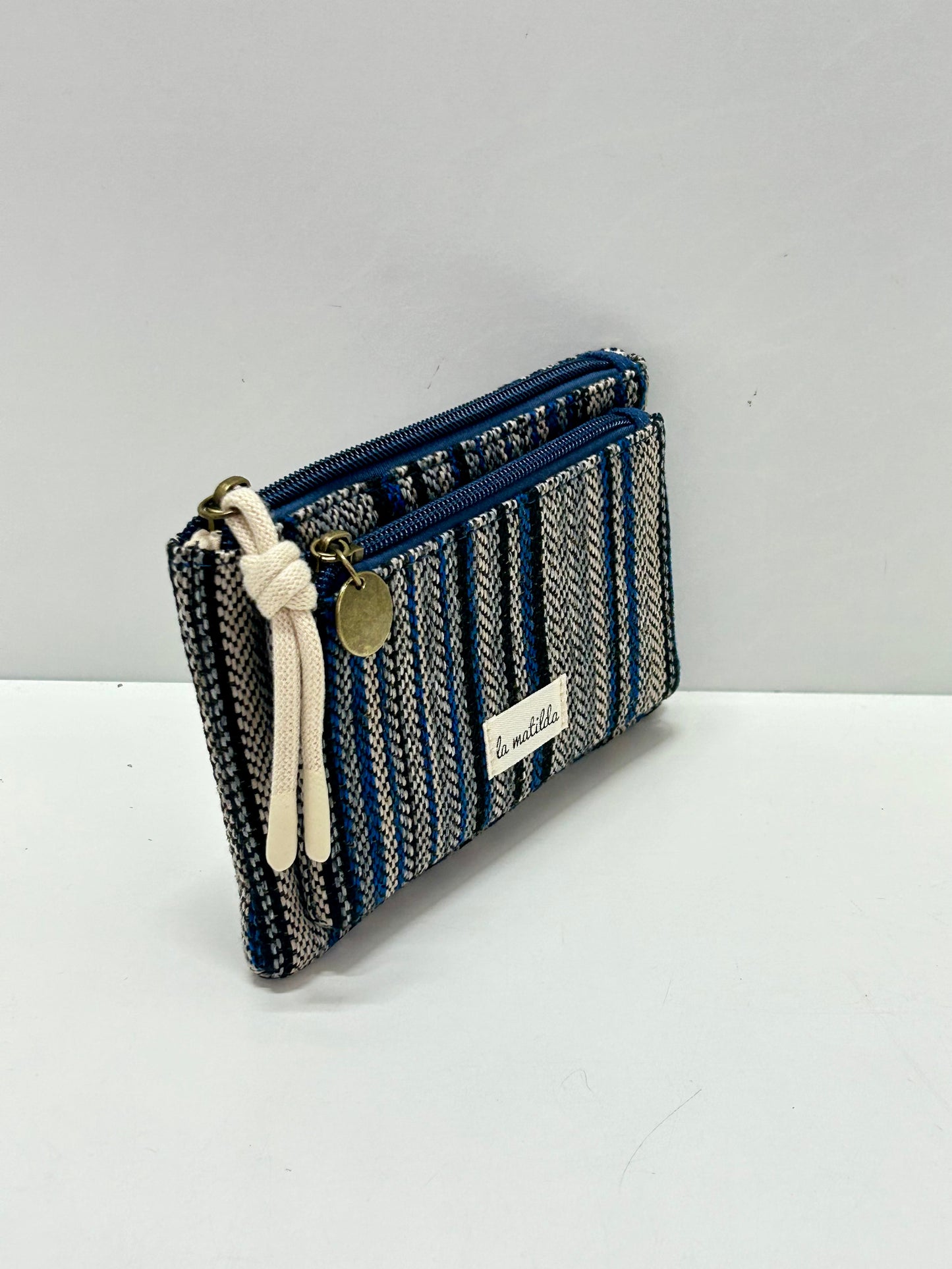 Monedero doble compartimento Linea Agua