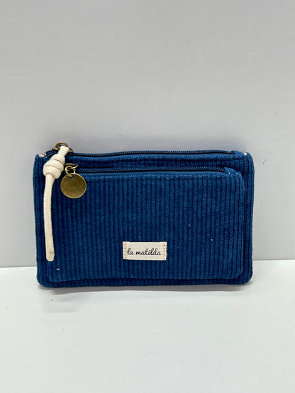 Monedero doble compartimento Pana Azulón