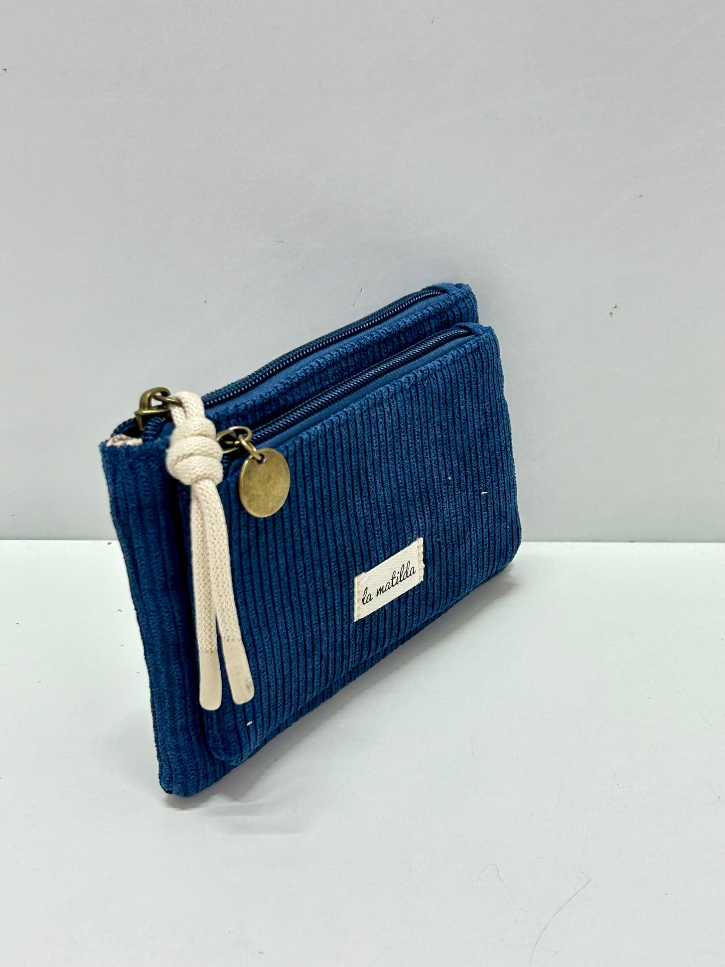 Monedero doble compartimento Pana Azulón