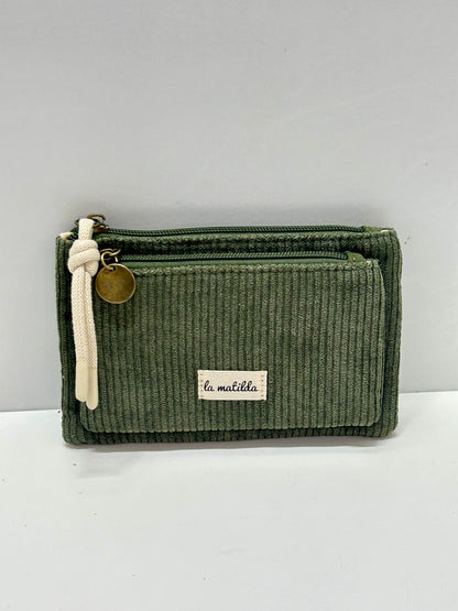 Monedero doble compartimento Pana Oliva