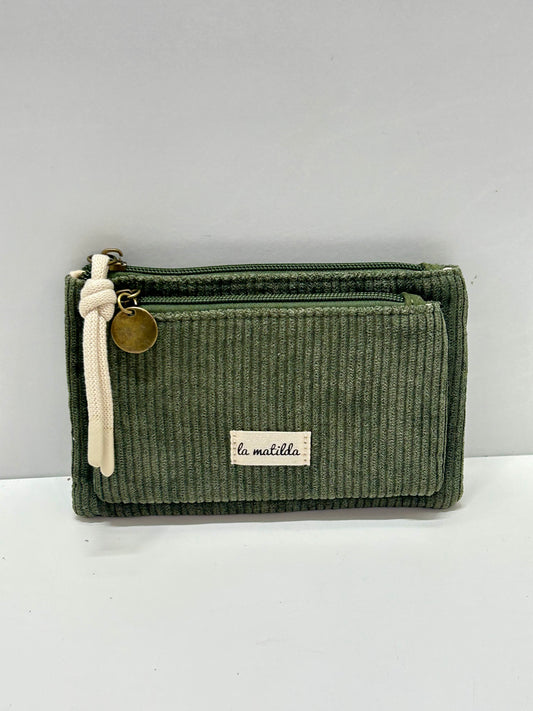 Monedero doble compartimento Pana Oliva