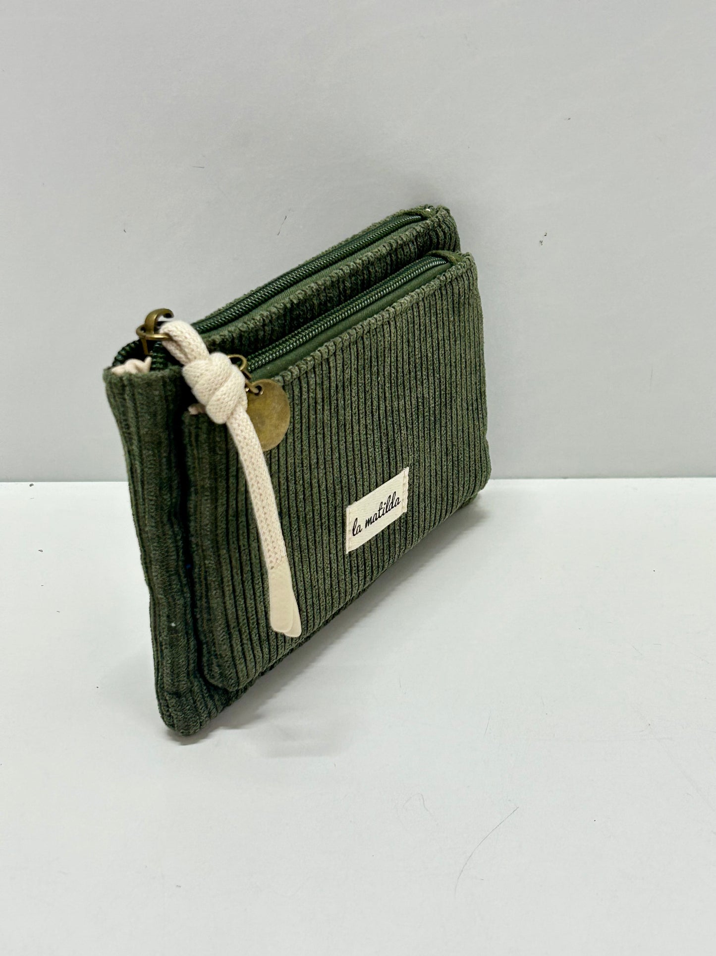 Monedero doble compartimento Pana Oliva