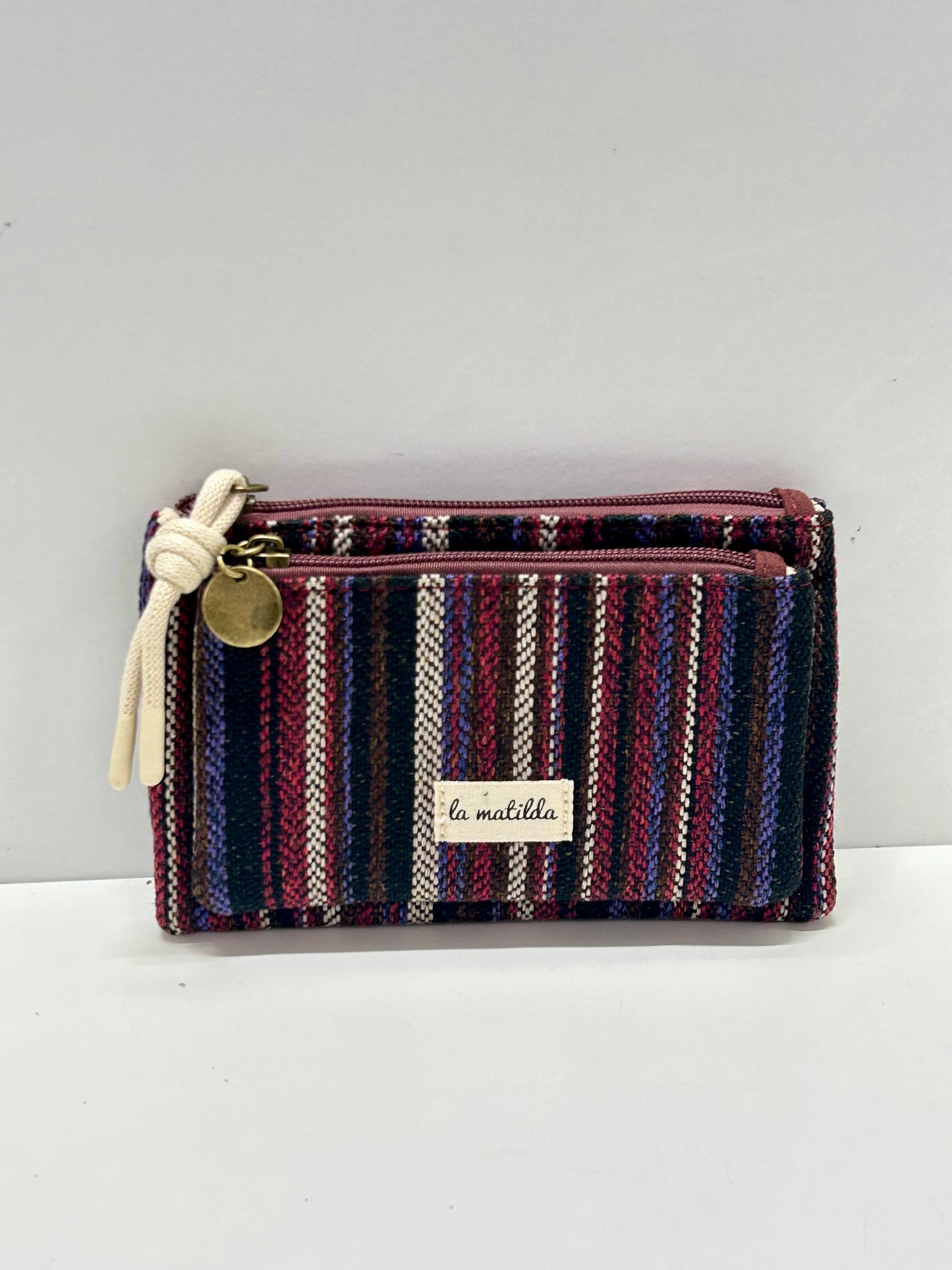 Monedero doble compartimento Linea Fuego