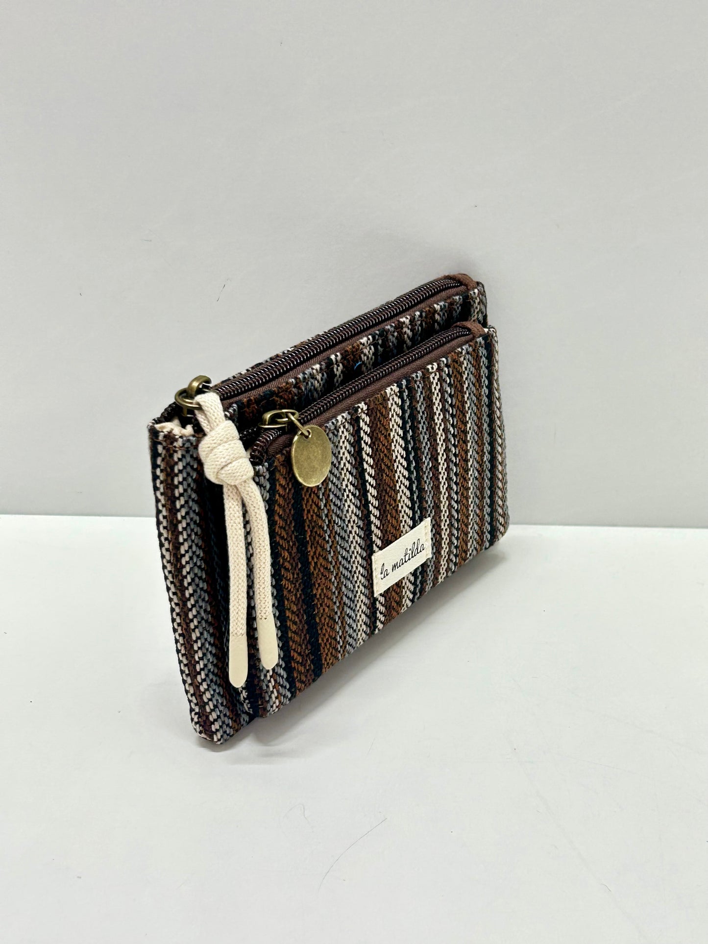 Monedero doble compartimento Linea Arena