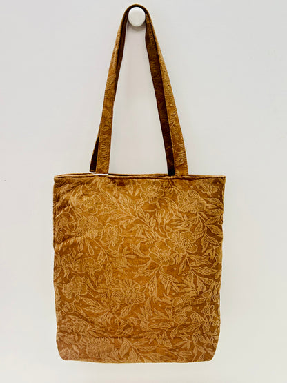 Bolsa Tote Bag Tostado Flor
