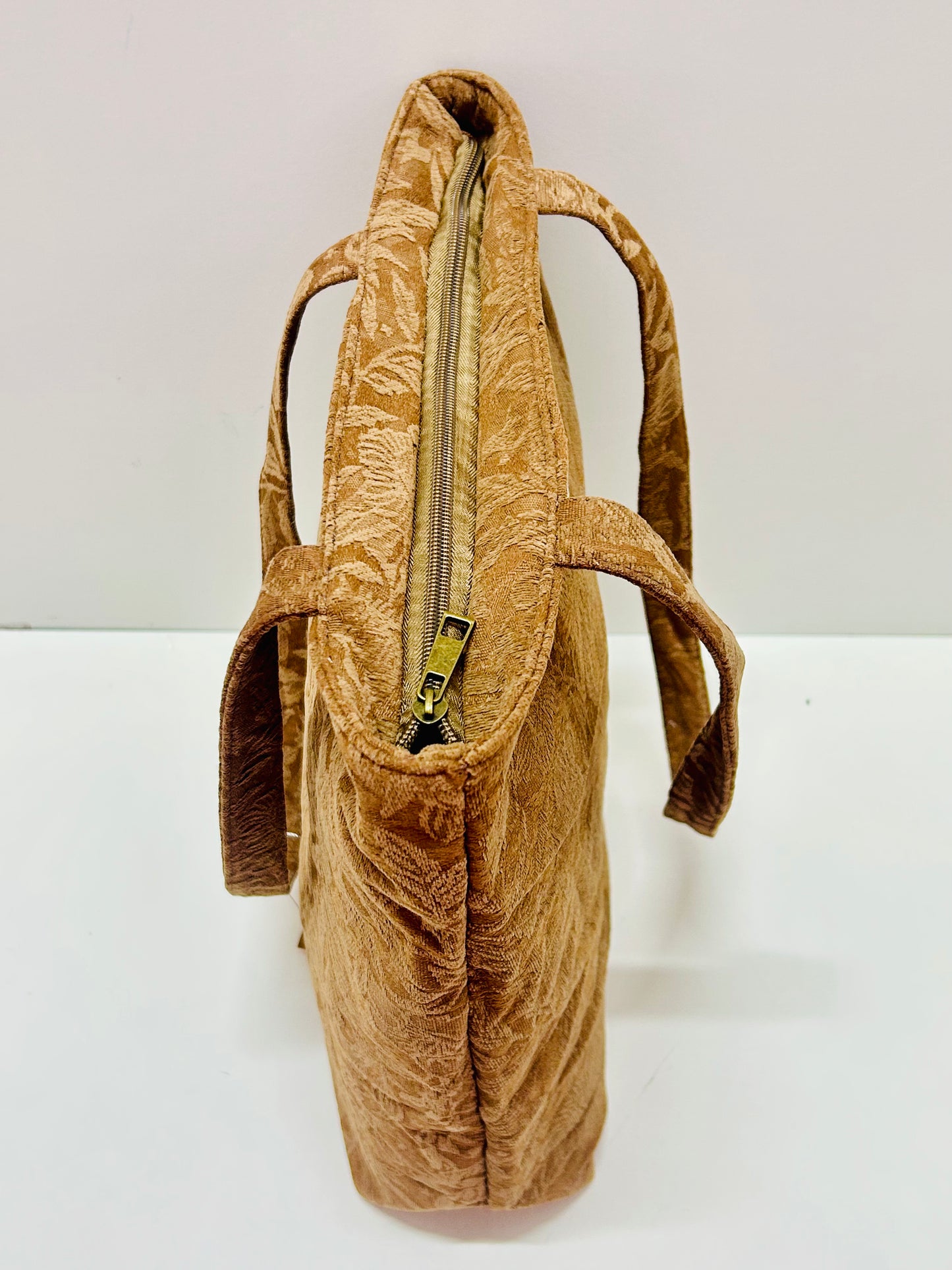 Bolsa Tote Bag Tostado Flor