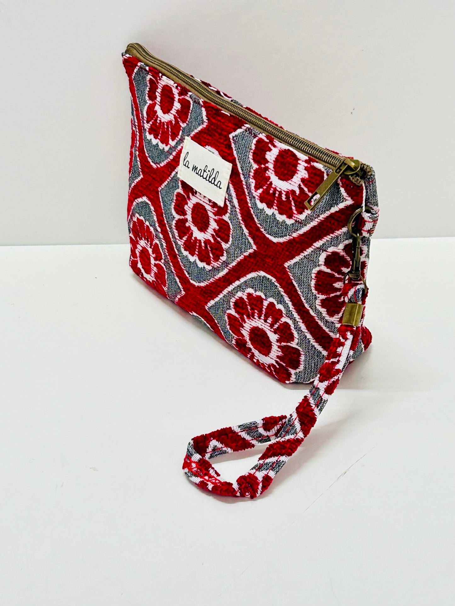 Neceser Grande Flor Rojo