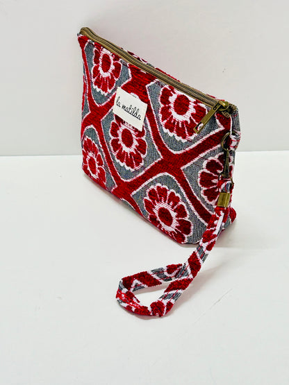 Neceser Grande Flor Rojo