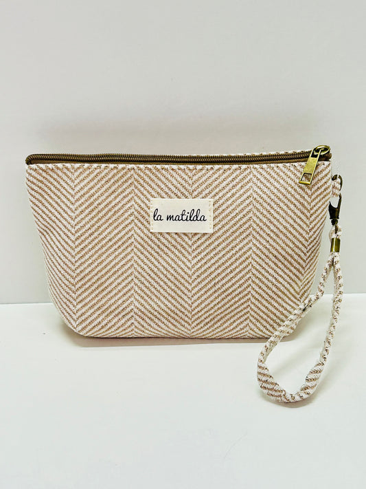 Neceser Grande Espiga Beige