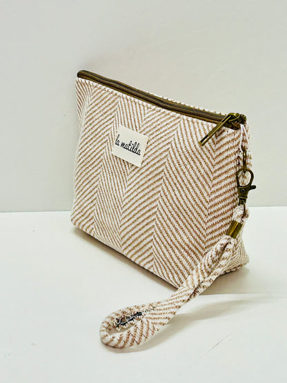 Neceser Grande Espiga Beige