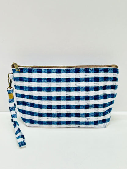 Neceser Grande Gingham Marino