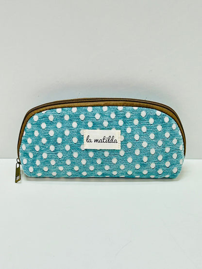 Portatodo sin asa Lunares Celeste