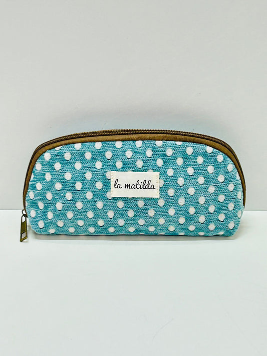 Portatodo sin asa Lunares Celeste