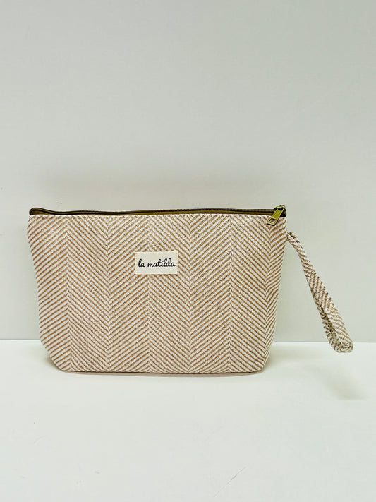 Neceser Maxi Espiga Beige