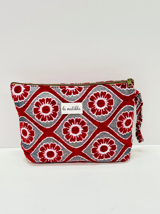Neceser Maxi Flor Rojo