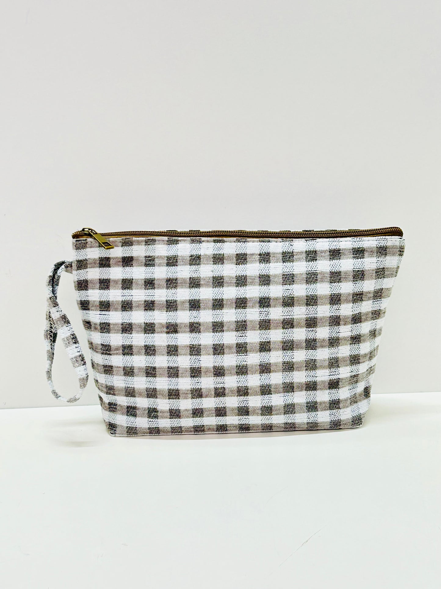 Neceser Maxi Gingham Gris-Gris