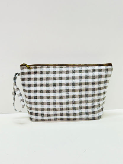 Neceser Maxi Gingham Gris-Gris