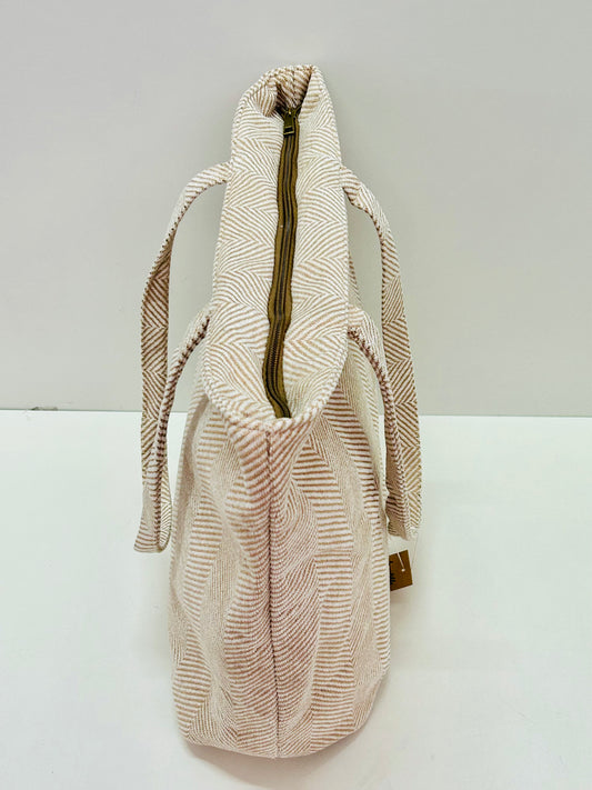 Bolsa Tote Bag Grande Espiga Beige