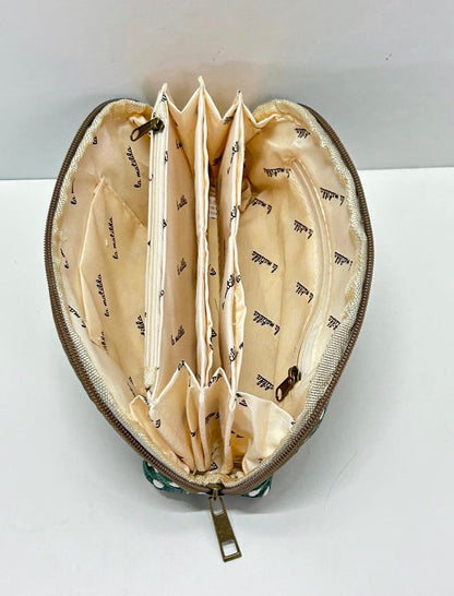 Portatodo sin asa Marrón Unicolor Flores