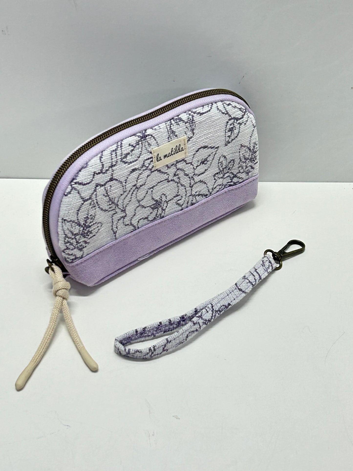 Portatodo con asa Rosa Morado