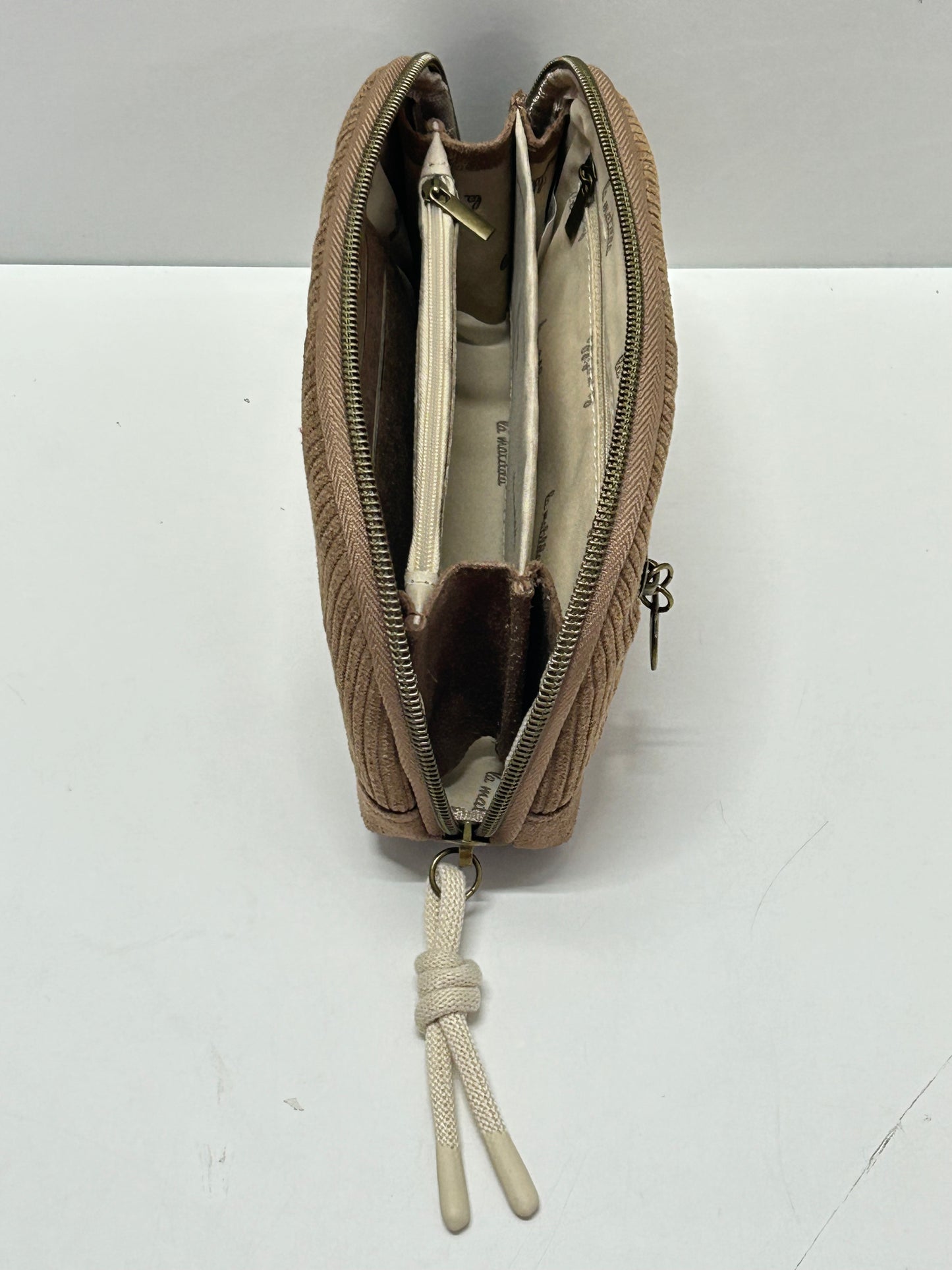 Portatodo con asa Pana Marrón Tostado