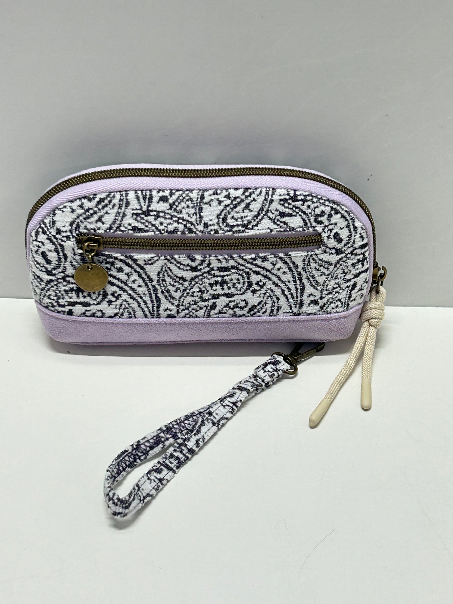 Portatodo con asa Hojas Morado