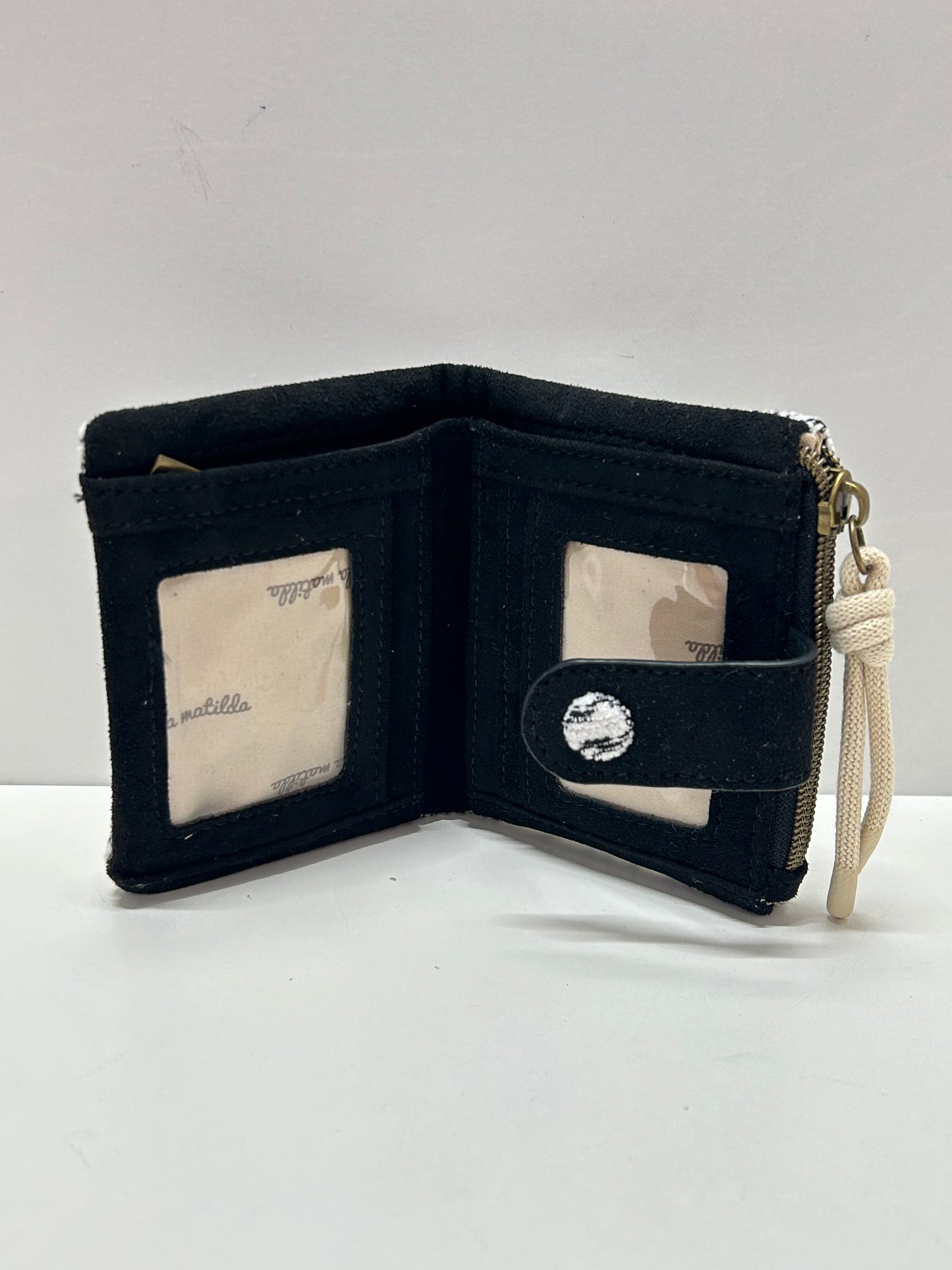 Cartera Pequeña Rosa Negro