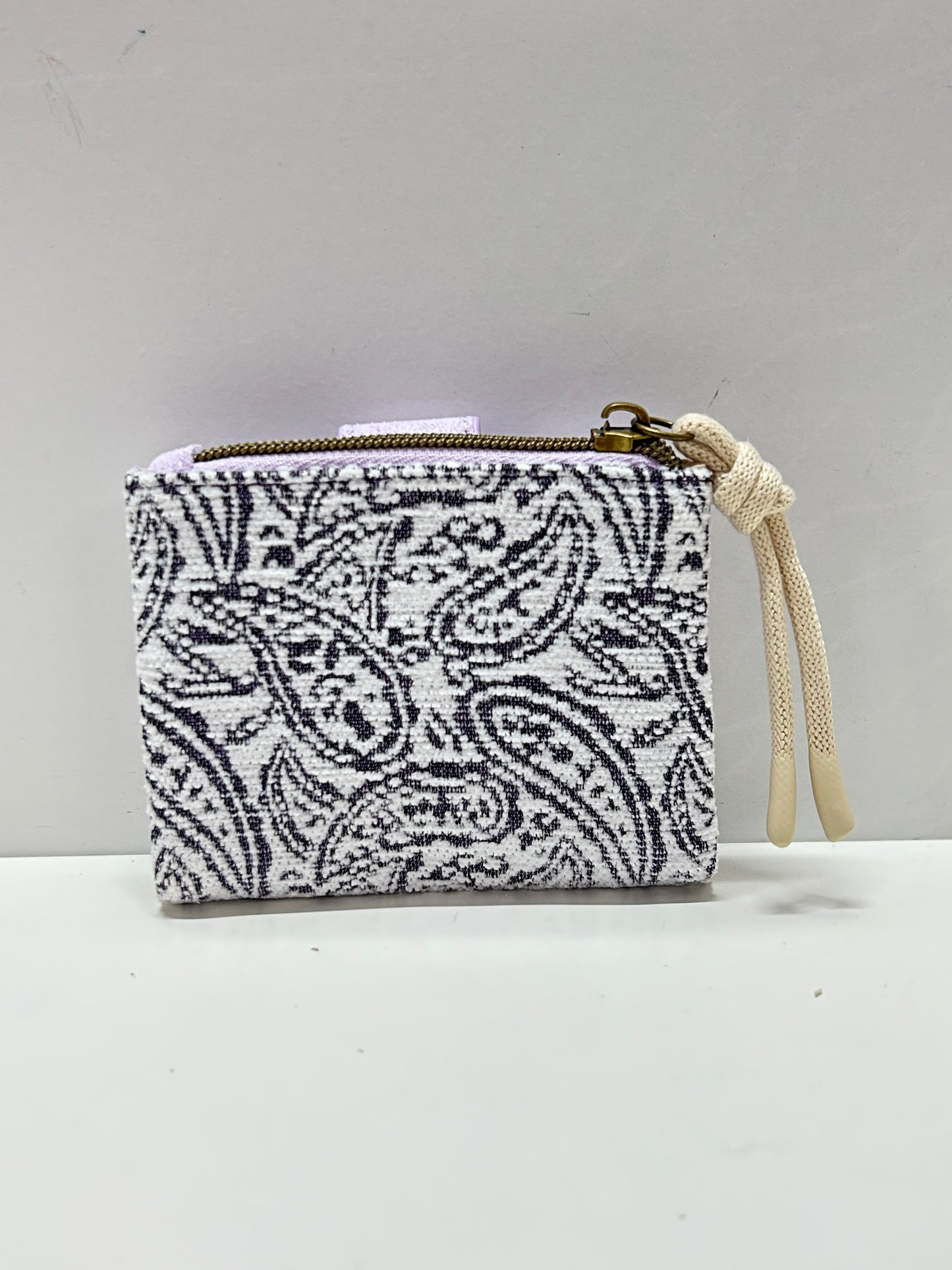 Cartera Pequeña Hojas Morado