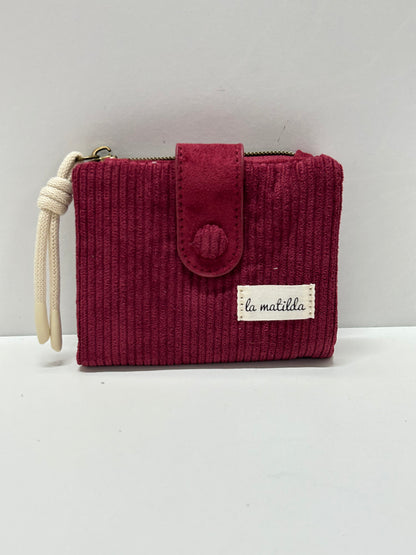 Cartera Pequeña Pana Vino