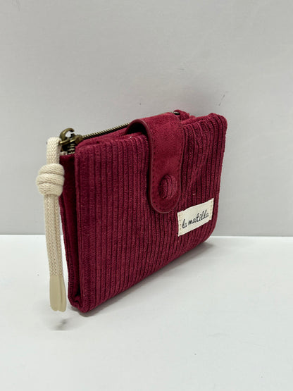 Cartera Pequeña Pana Vino