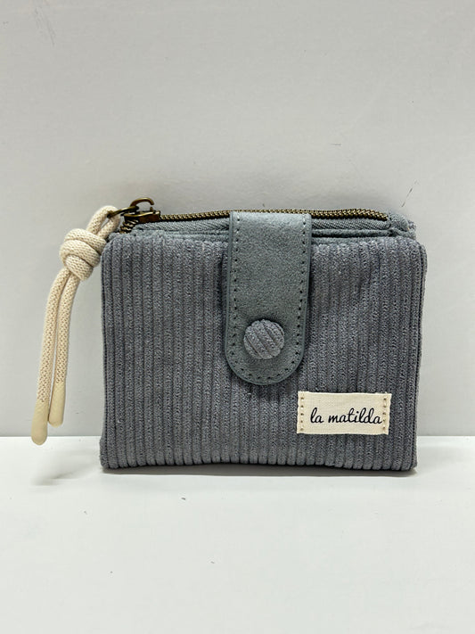 Cartera Pequeña Pana Antracita