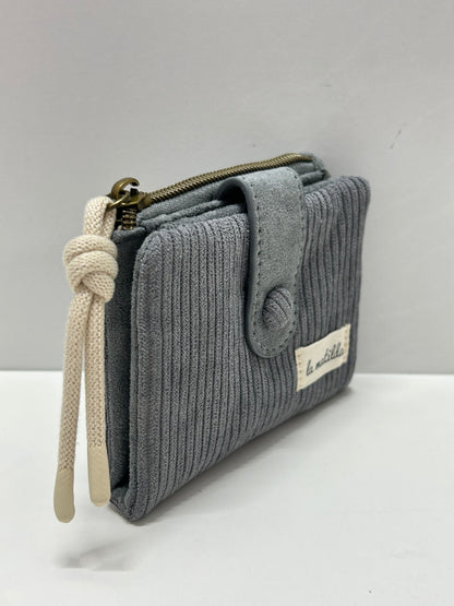 Cartera Pequeña Pana Antracita