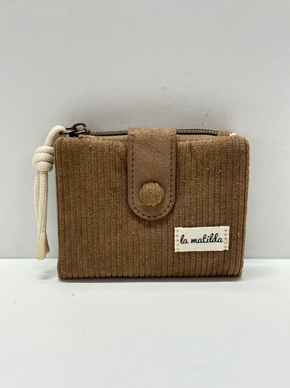 Cartera Pequeña Pana Marrón tostado