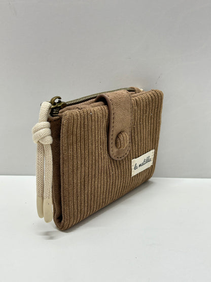 Cartera Pequeña Pana Marrón tostado