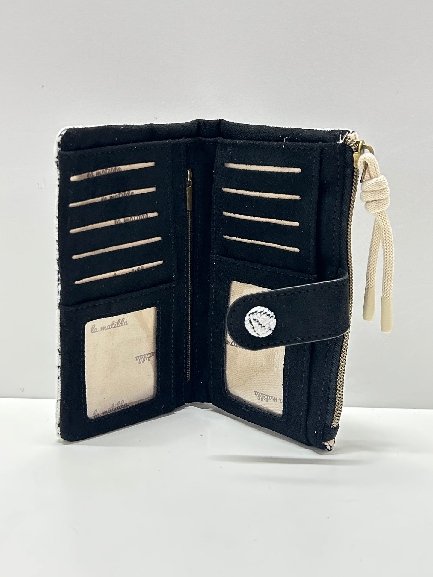 Cartera Grande Rosa Negro