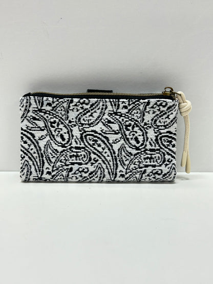 Cartera Grande Hojas Negro